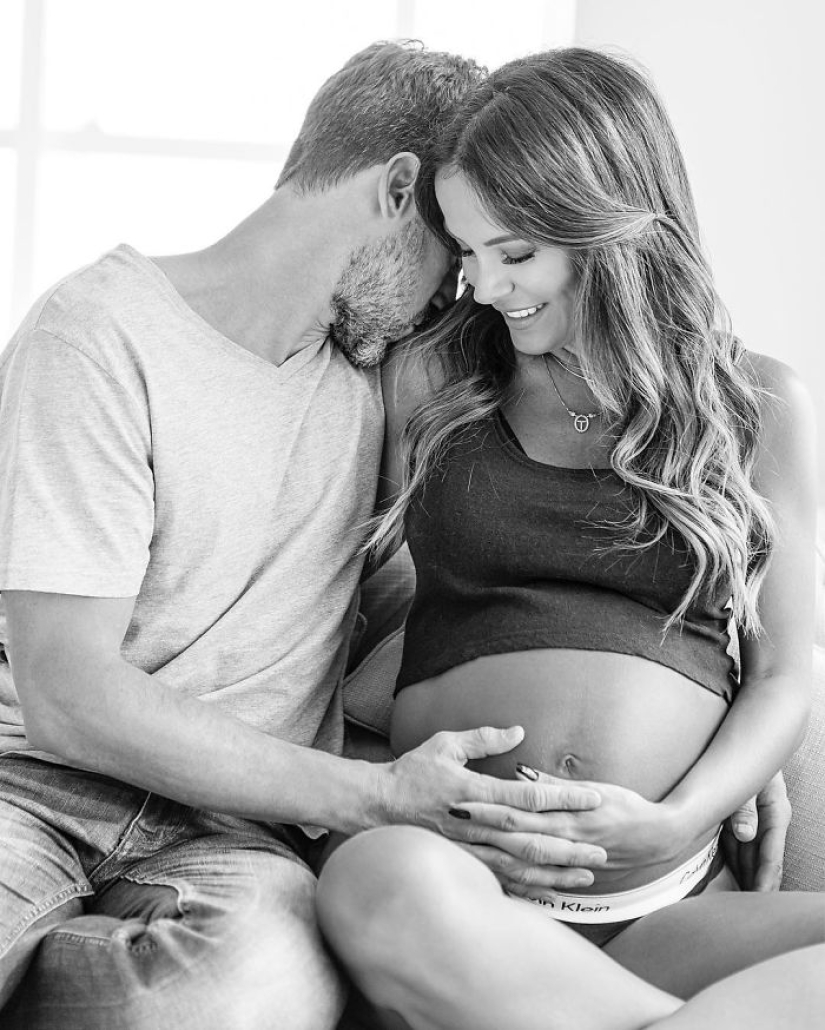 Me gusta desde los primeros minutos de vida: la hija de una bloguera de moda en una selfie de la sala de maternidad