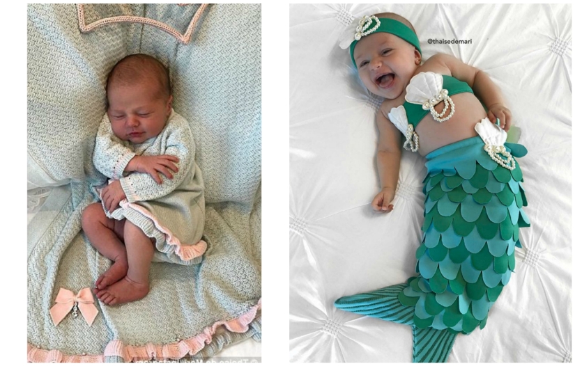 Me gusta desde los primeros minutos de vida: la hija de una bloguera de moda en una selfie de la sala de maternidad