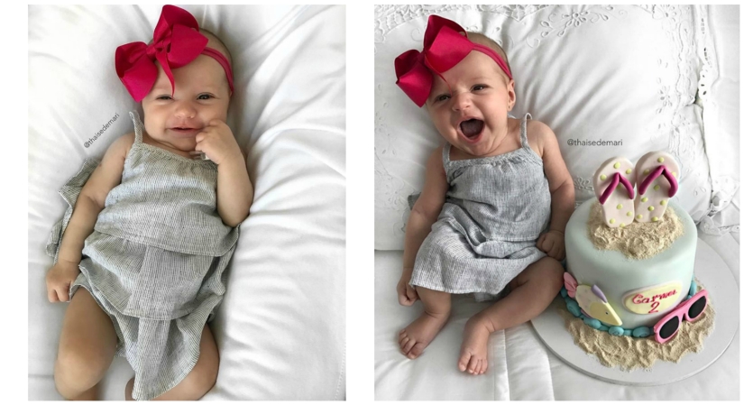 Me gusta desde los primeros minutos de vida: la hija de una bloguera de moda en una selfie de la sala de maternidad