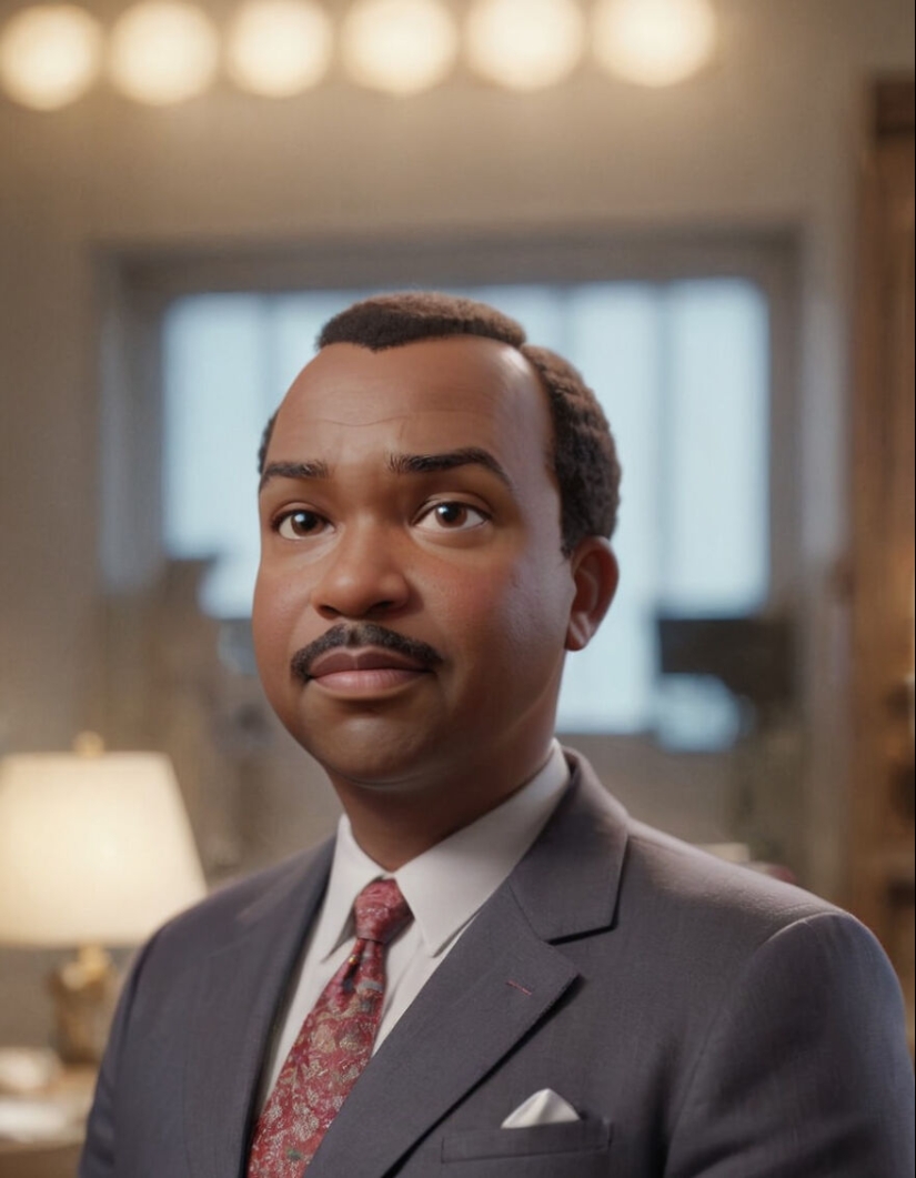 Me imaginé cómo se verían los personajes de la oficina si fueran parte de una serie animada de Disney o Pixar (Parte 2)