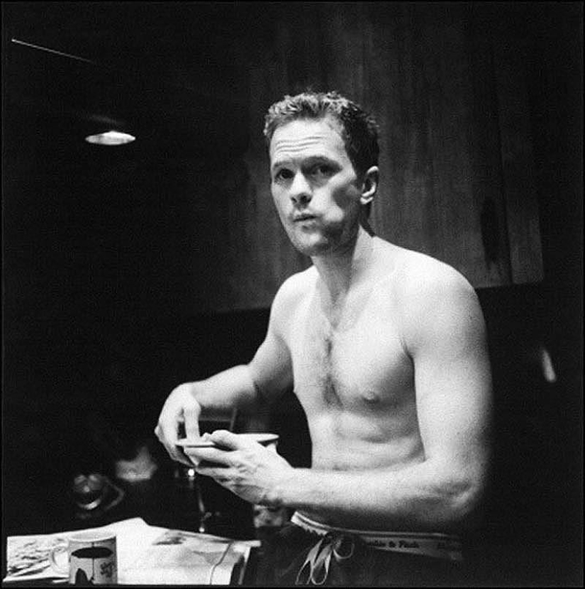 Men early in the morning