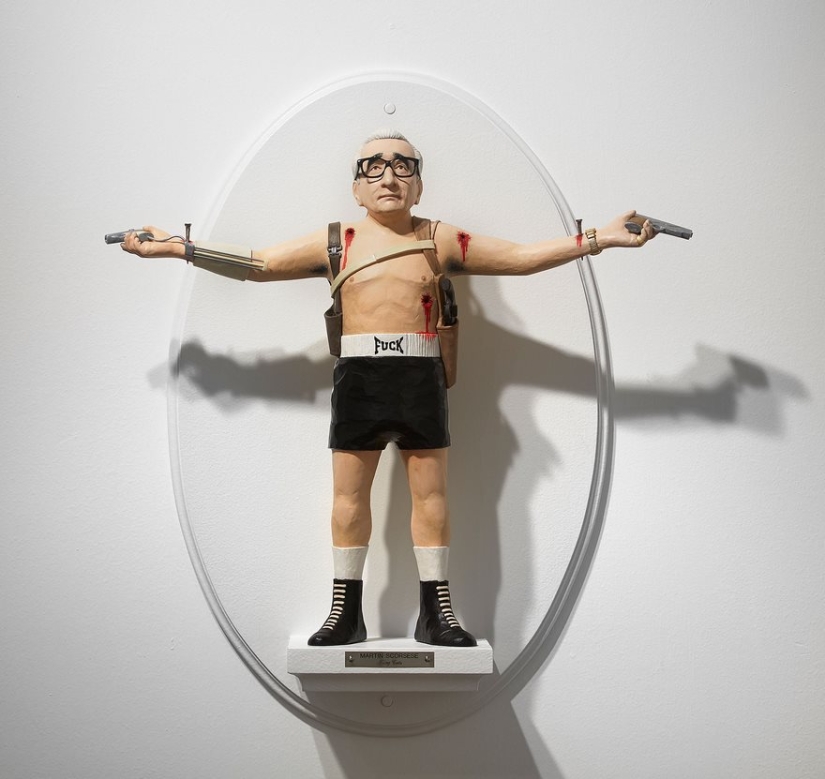 Merged in ecstasy: the artist decided to cross directors with their most famous characters