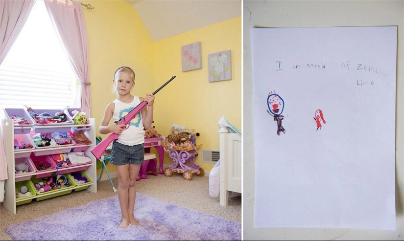 "Mi primer rifle": niños estadounidenses posan con sus armas
