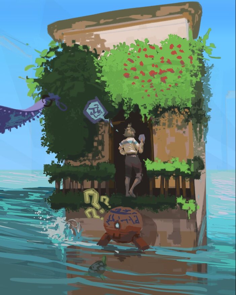 Mi viaje artístico: aquí hay 25 de mis ilustraciones, cada una de las cuales representa un hito que he cruzado como artista