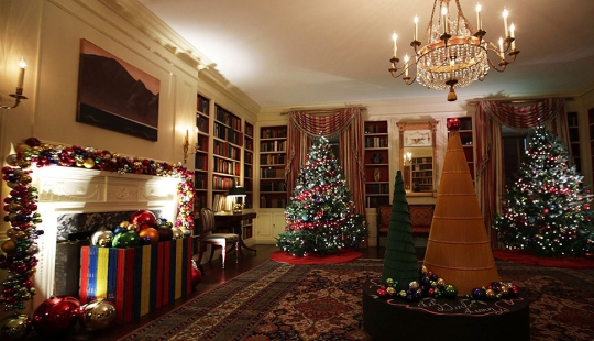 Michelle Obama has decorated the White House for Christmas for the last time