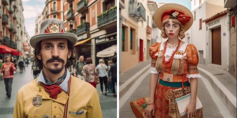 Midjourney generó representantes estereotipados de diferentes países europeos