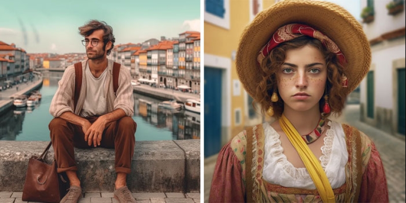 Midjourney generó representantes estereotipados de diferentes países europeos