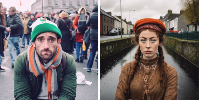 Midjourney generó representantes estereotipados de diferentes países europeos