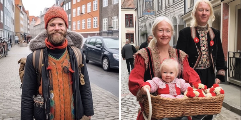 Midjourney generó representantes estereotipados de diferentes países europeos