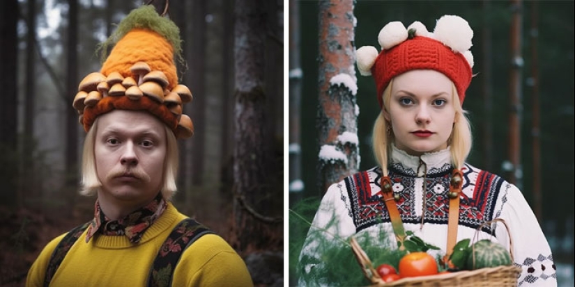 Midjourney generó representantes estereotipados de diferentes países europeos