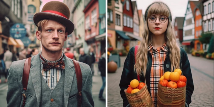 Midjourney generó representantes estereotipados de diferentes países europeos