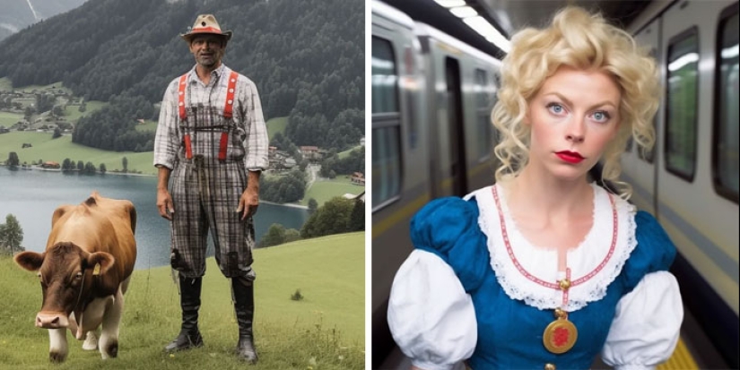 Midjourney generated stereotypical representatives of different European countries Midjourney generated stereotypical representatives of different European countries