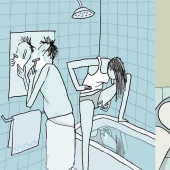 Minimalistic illustrations by an artist from Israel, where simple details hide deep meaning