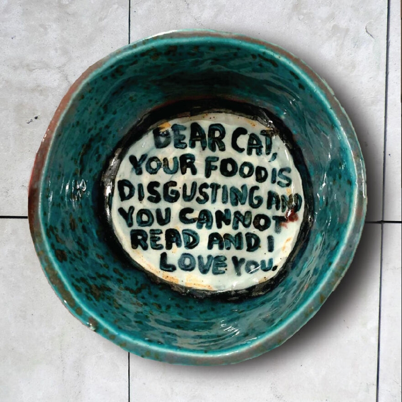 Mis 10 piezas de cerámica con actitud que reciclé de platos no deseados