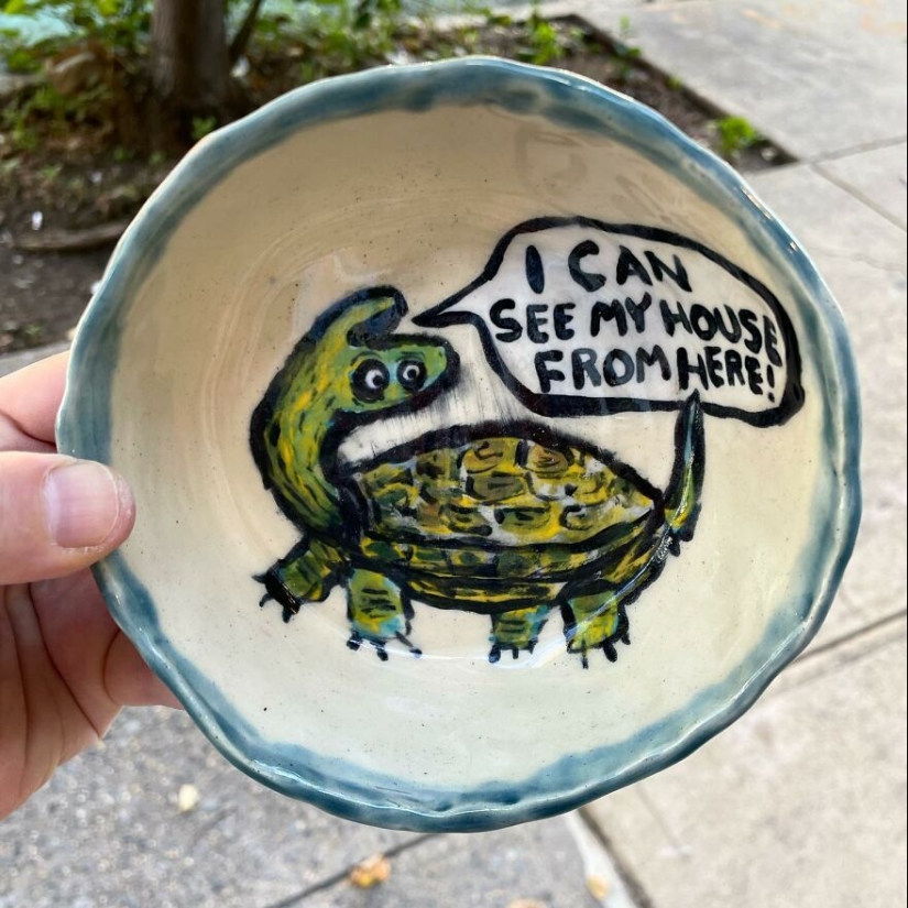 Mis 10 piezas de cerámica con actitud que reciclé de platos no deseados