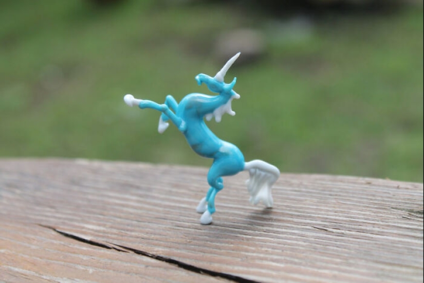 Mis 8 figuras en miniatura de vidrio que hice para Navidad como regalos únicos Mis 8 figuras en miniatura de vidrio que hice para Navidad como regalos únicos