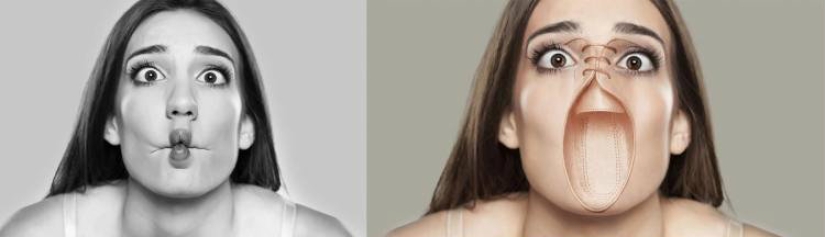 Mis pies están en mi boca: por qué el fotógrafo cruzó retratos de personas e imágenes de zapatos