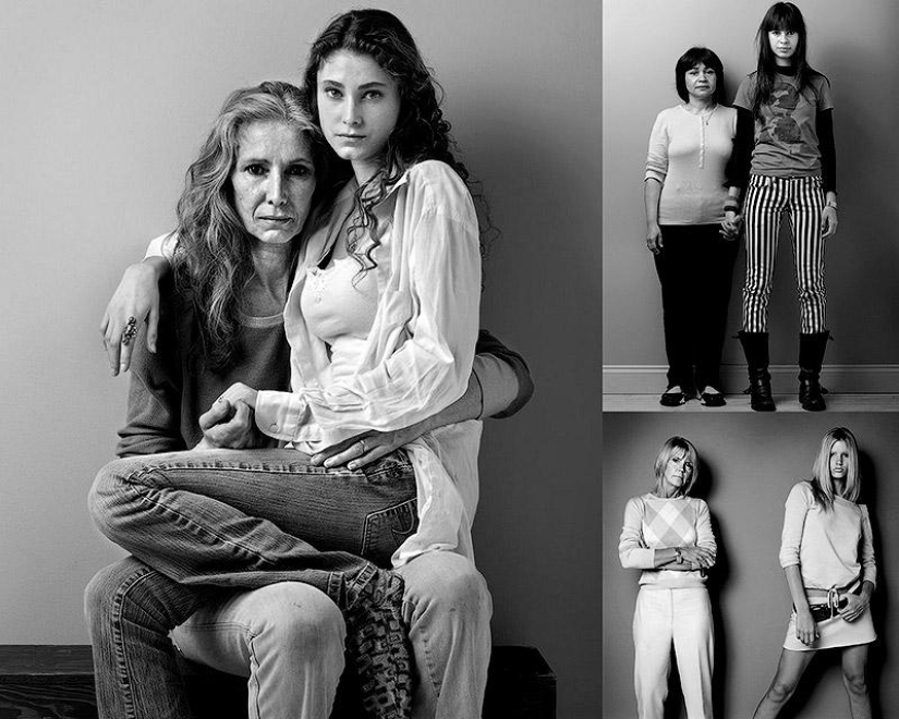 Models and their mothers