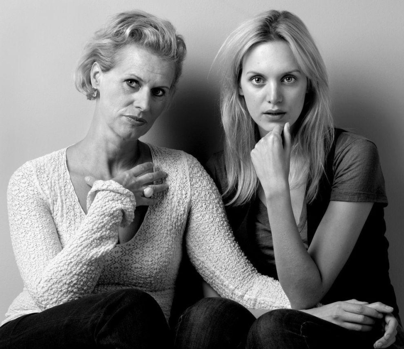 Models and their mothers