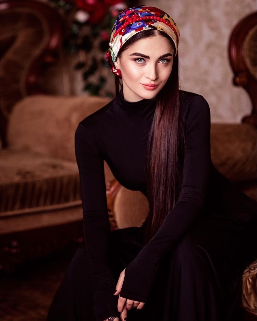 Modesty and beauty of Caucasian women