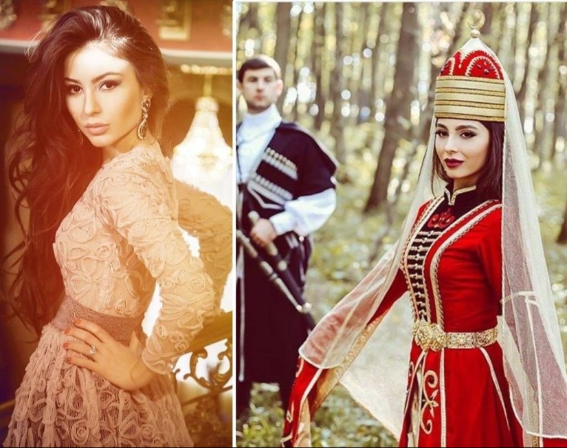 Modesty and beauty of Caucasian women