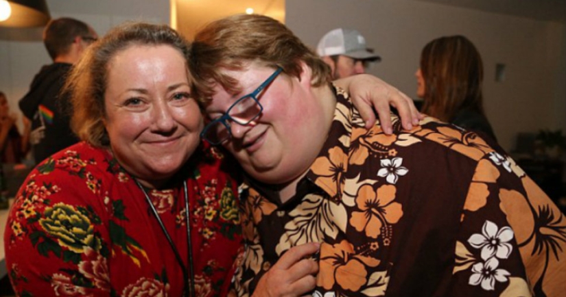 Mom has to lock the refrigerator because her 200-pound son can't stop eating