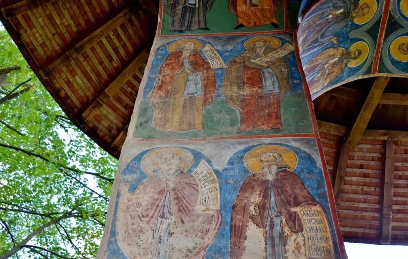 Monasteries in Romania, where amazing frescoes are not inside, but outside