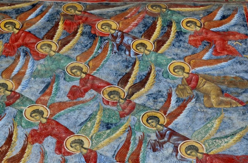 Monasteries in Romania, where amazing frescoes are not inside, but outside