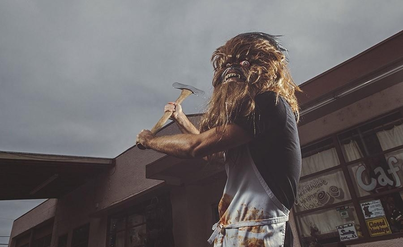 Monstruos wookiee de Star Wars en la vida cotidiana Monstruos wookiee de Star Wars en la vida cotidiana