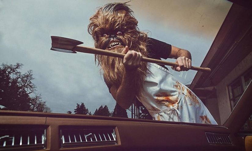 Monstruos wookiee de Star Wars en la vida cotidiana Monstruos wookiee de Star Wars en la vida cotidiana