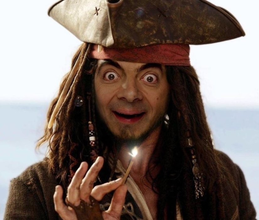 Mr. Bean starred in almost all the films, there is evidence
