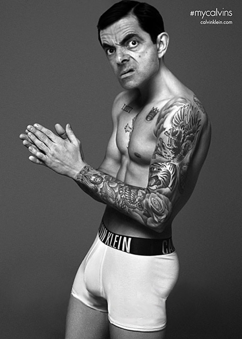 Mr. Bean starred in almost all the films, there is evidence