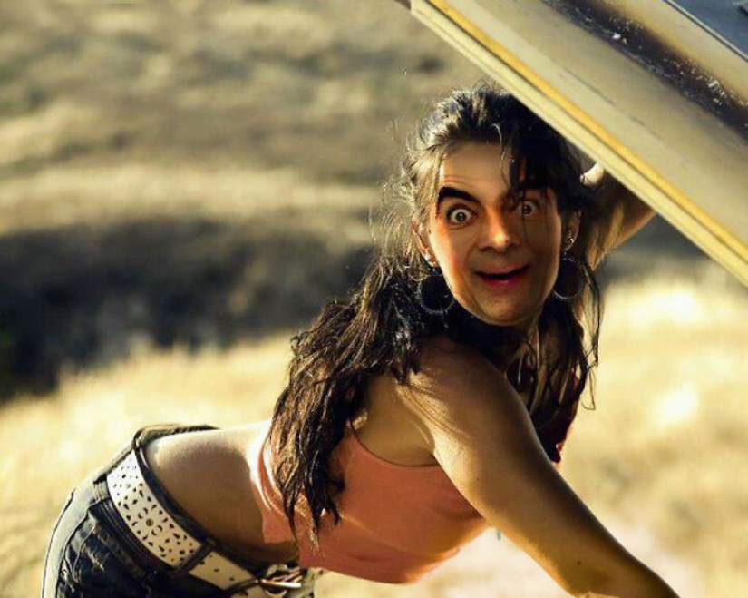 Mr. Bean starred in almost all the films, there is evidence