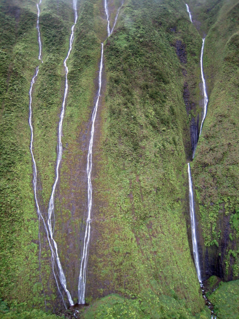 Muro de lágrimas: Honokohau Falls en Hawái