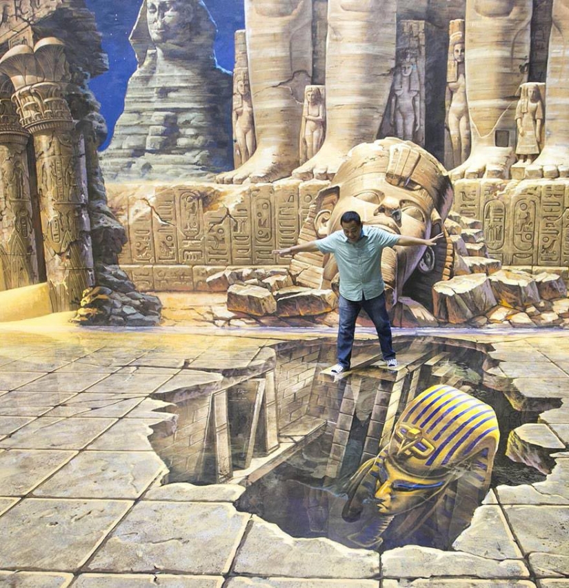 Museo con pinturas tridimensionales que te ayudarán a convertirte en una gran obra de arte Museo con pinturas tridimensionales que te ayudarán a convertirte en una gran obra de arte