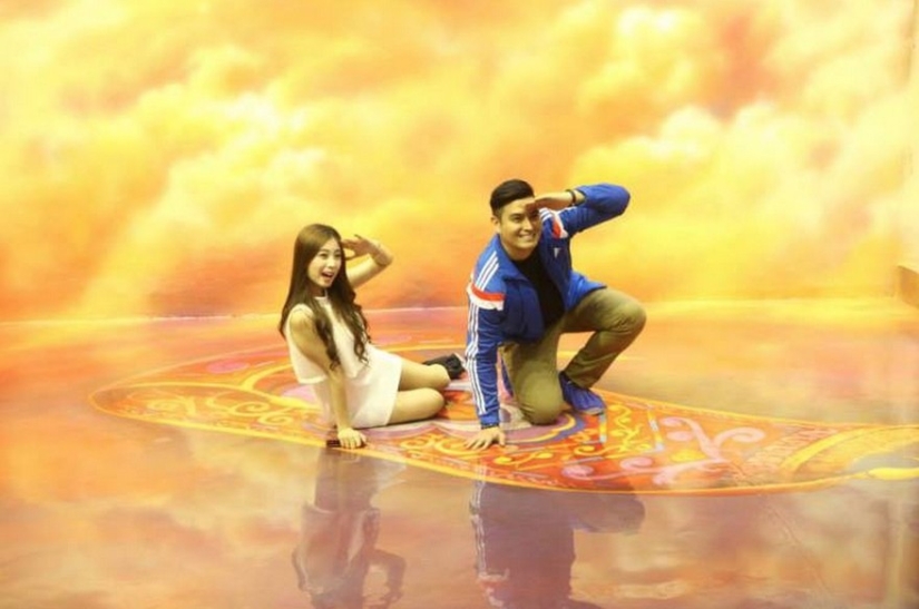 Museum with three-dimensional paintings that will help you become a piece of great art Museum with three-dimensional paintings that will help you become a piece of great art