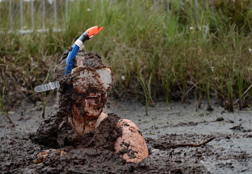Nadar en pantanos en Irlanda
