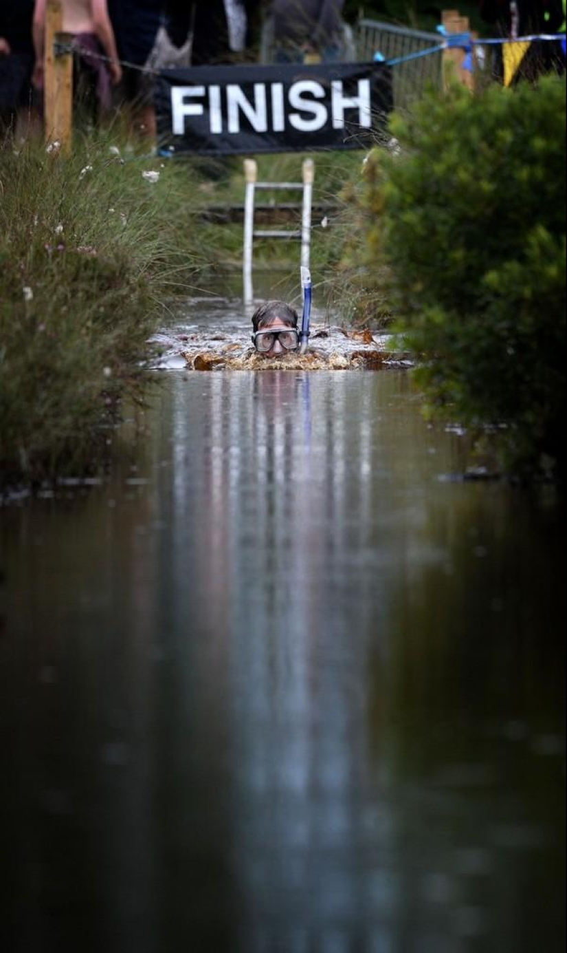 Nadar en pantanos en Irlanda