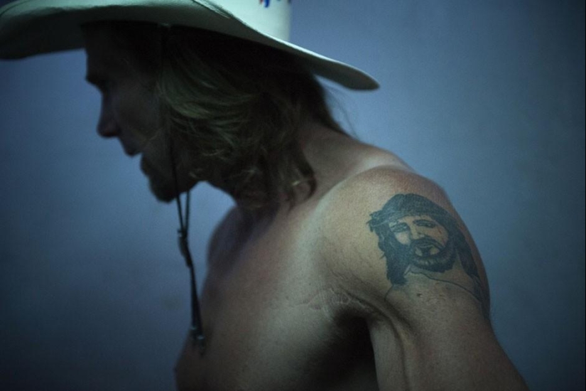 Naked Times Square Cowboy