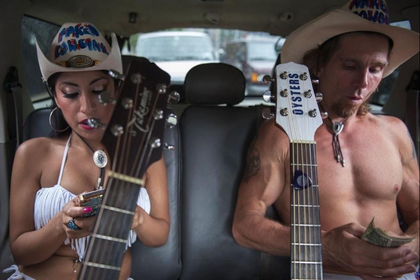 Naked Times Square Cowboy