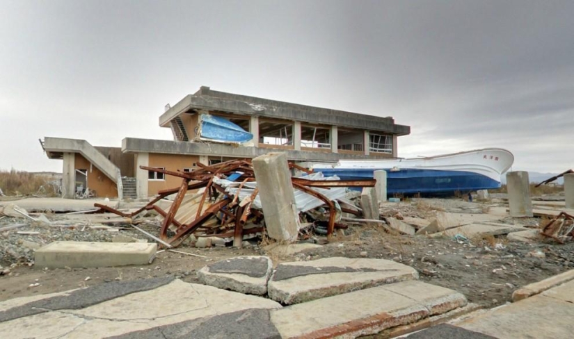 Namie ghost town in Japan