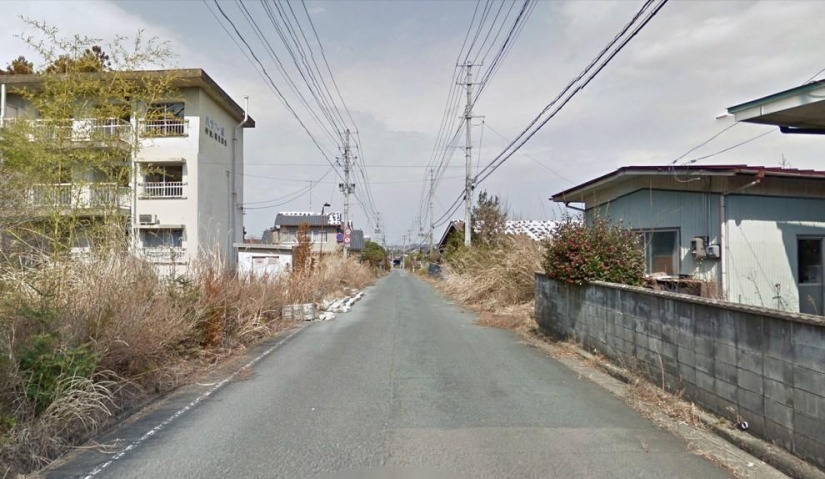 Namie ghost town in Japan
