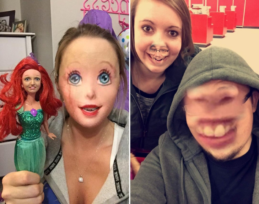 Native mother will not know: when the exchange of faces turns into some kind of creepy circus