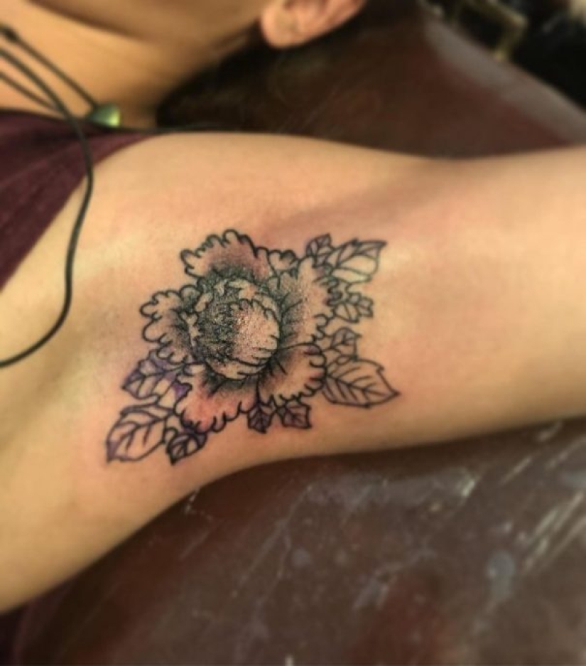New Crazy Trend – Armpit Tattoos