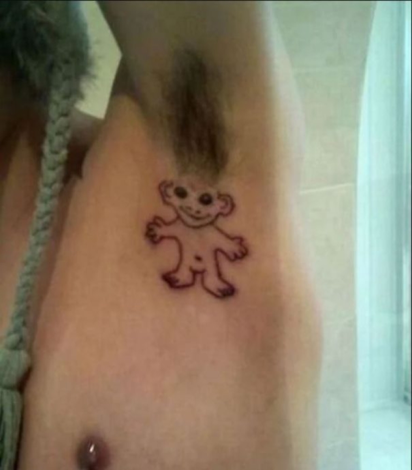 New Crazy Trend – Armpit Tattoos