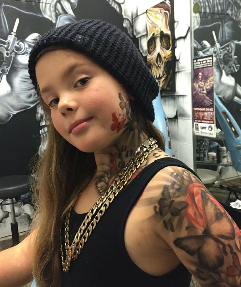 New Zealand master makes gorgeous tattoos for sick children New Zealand master makes gorgeous tattoos for sick children