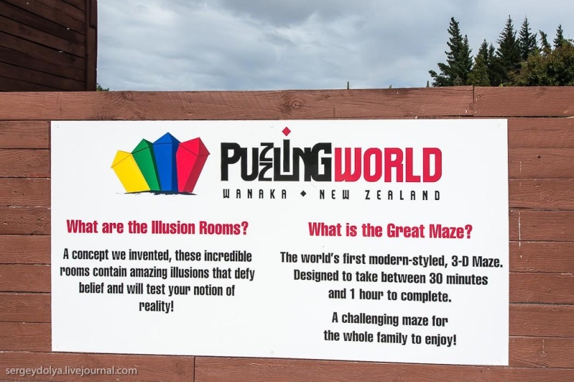 New Zealand. Puzzling World