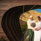 Newlyweds aged: Georgian couple got married after 55 years together