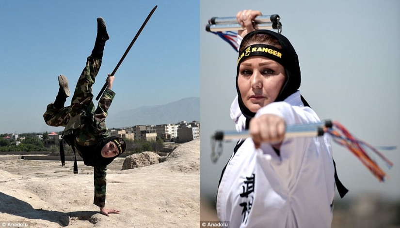 Ninja en hiyab: cómo las mujeres iraníes aprenden artes marciales en el desierto