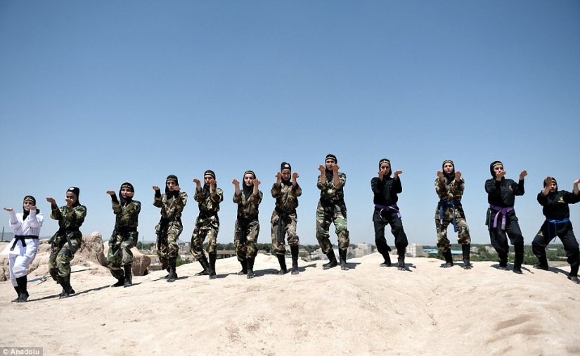 Ninja in hijabs: how iranian women learn martial arts in the desert